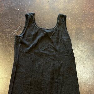 Rani Arabella Black brown cashmere silk Scoop Neck Sweater M